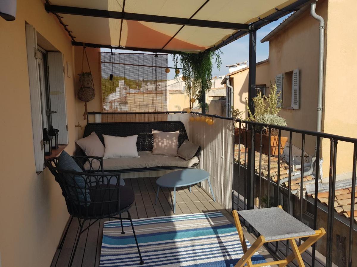 شقة Beau Duplex Avec Terrasse - Centre Historique آيكس أومبروفينس المظهر الخارجي الصورة